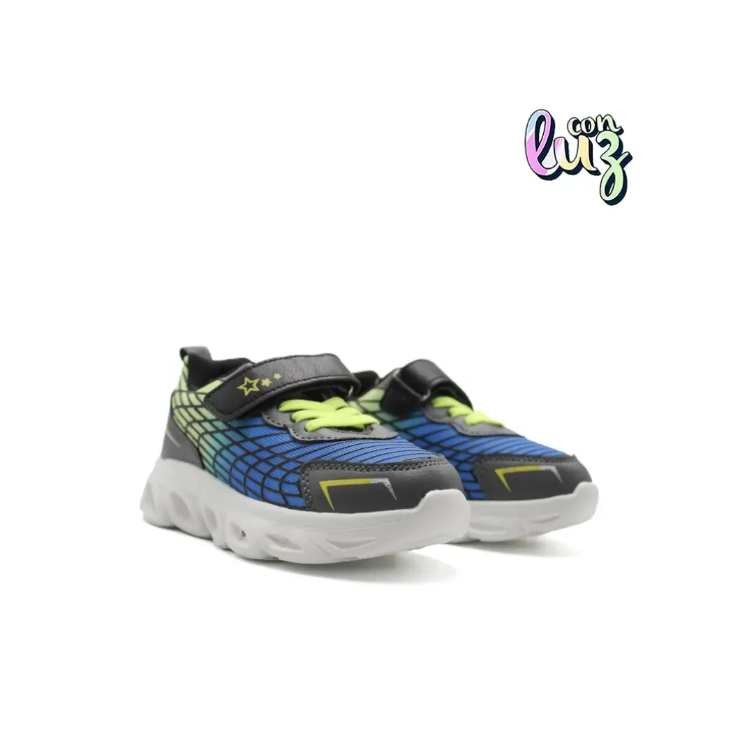 Zapatilla luz Speed Flash azul