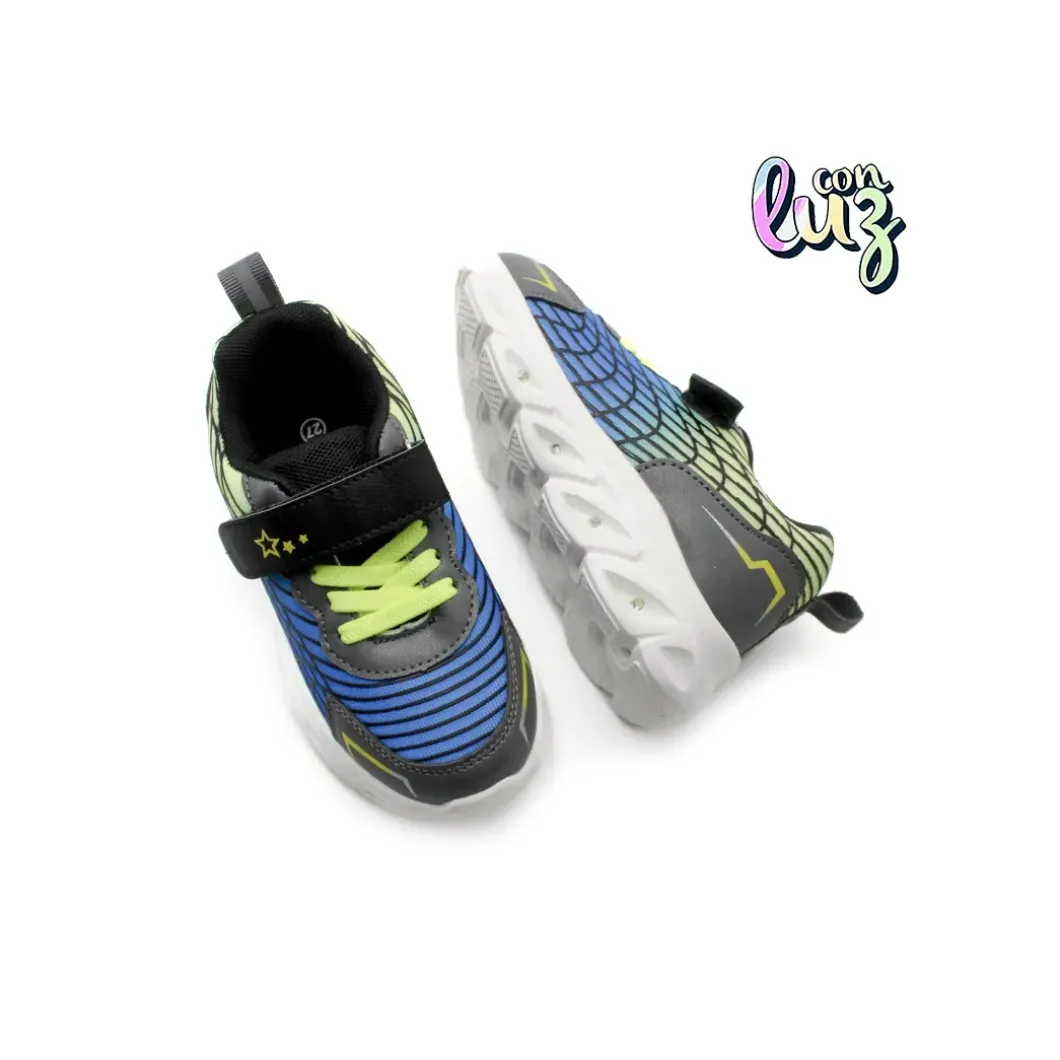 Zapatilla luz Speed Flash azul