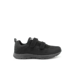 Zapatilla memory velcros negra