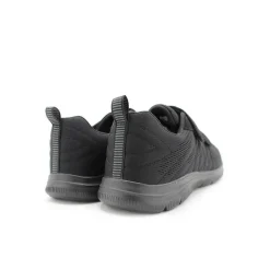 Zapatilla memory velcros negra