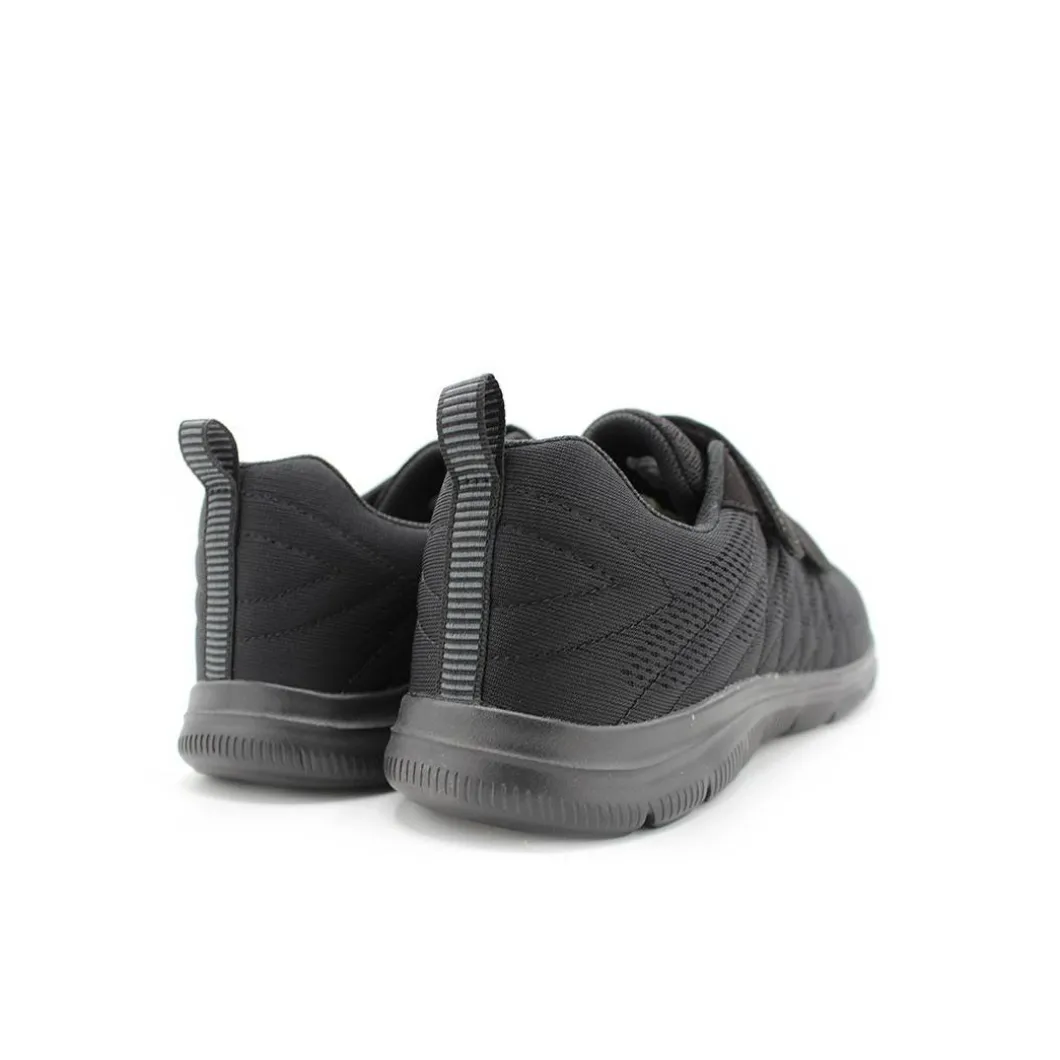 Zapatilla memory velcros negra