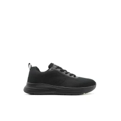 Zapatilla negra memory antideslizante