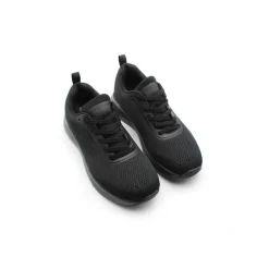 Zapatilla negra memory antideslizante