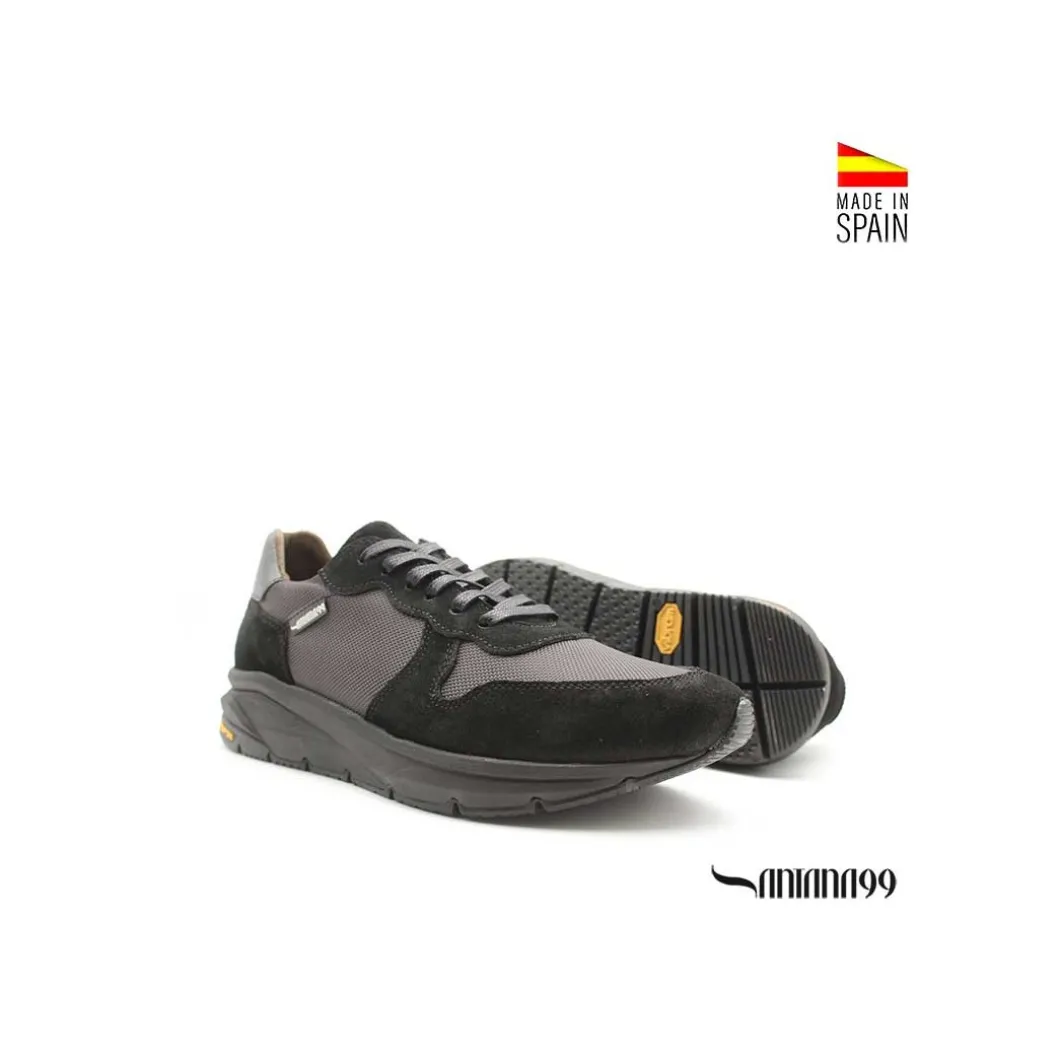 Zapatilla negra Santana99 + Vibram
