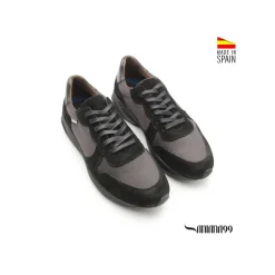 Zapatilla negra Santana99 + Vibram
