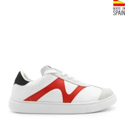 Zapatilla nomo piel roja
