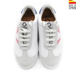 Zapatilla nomo piel rosa