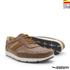 ZAPATILLA PIEL MONTEVERDE CUERO