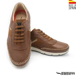 ZAPATILLA PIEL MONTEVERDE CUERO