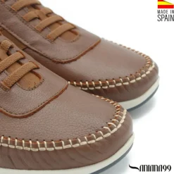 ZAPATILLA PIEL MONTEVERDE CUERO