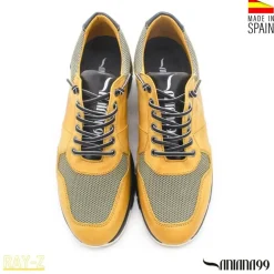 ZAPATILLA PIEL RAY-Z AMARILLA
