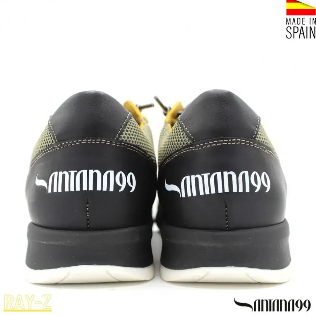 ZAPATILLA PIEL RAY-Z AMARILLA