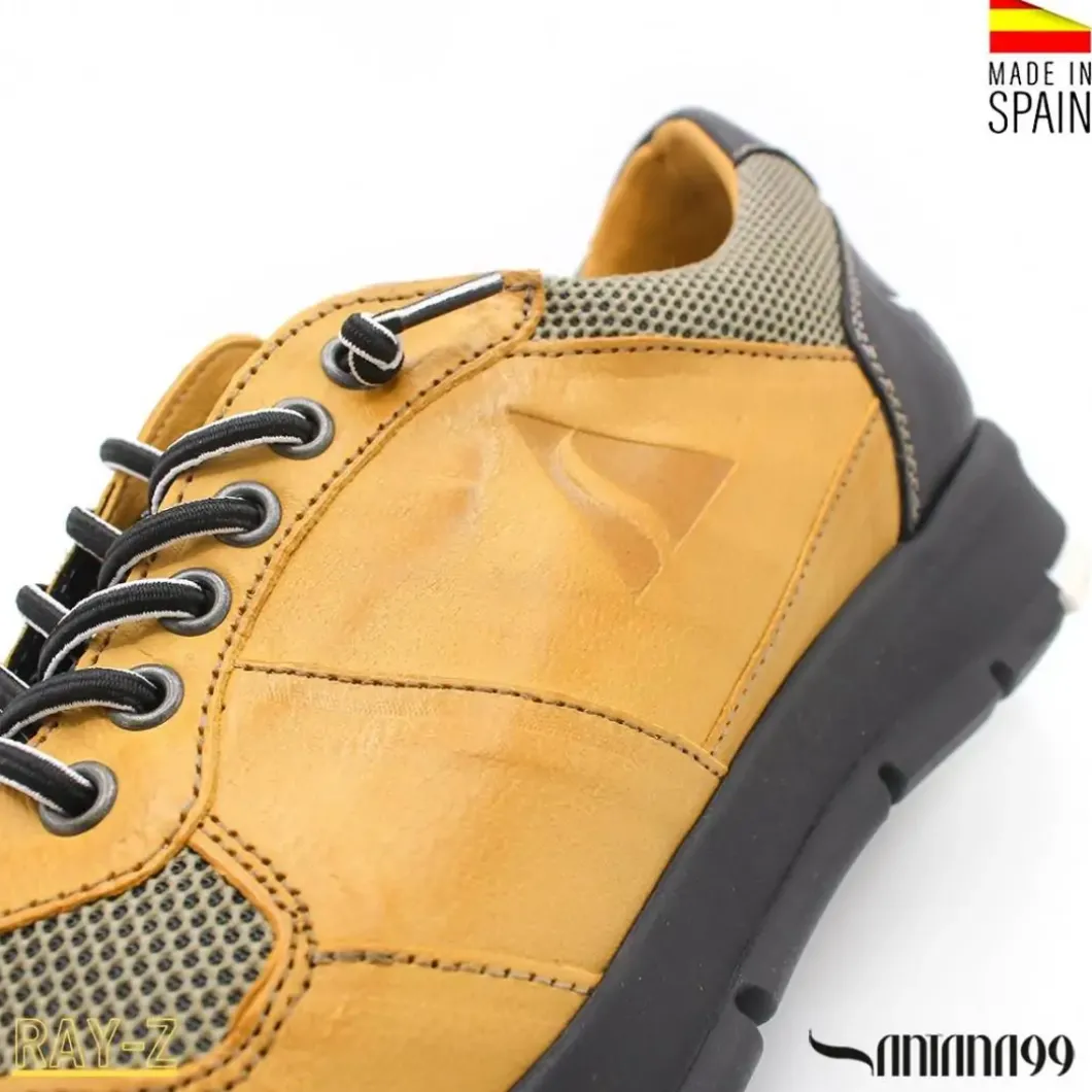 ZAPATILLA PIEL RAY-Z AMARILLA