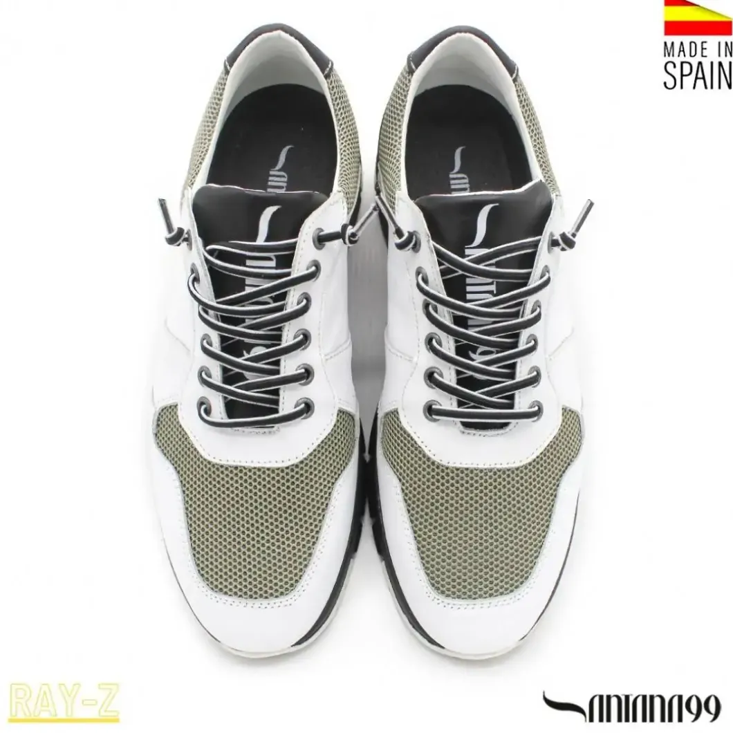 Zapatilla piel RAY-Z blanca