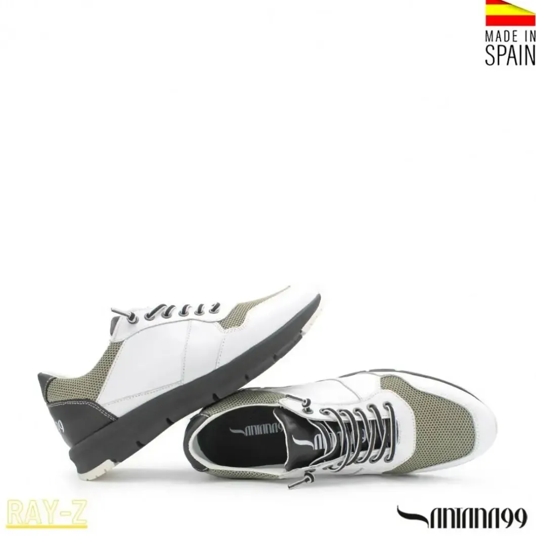 Zapatilla piel RAY-Z blanca