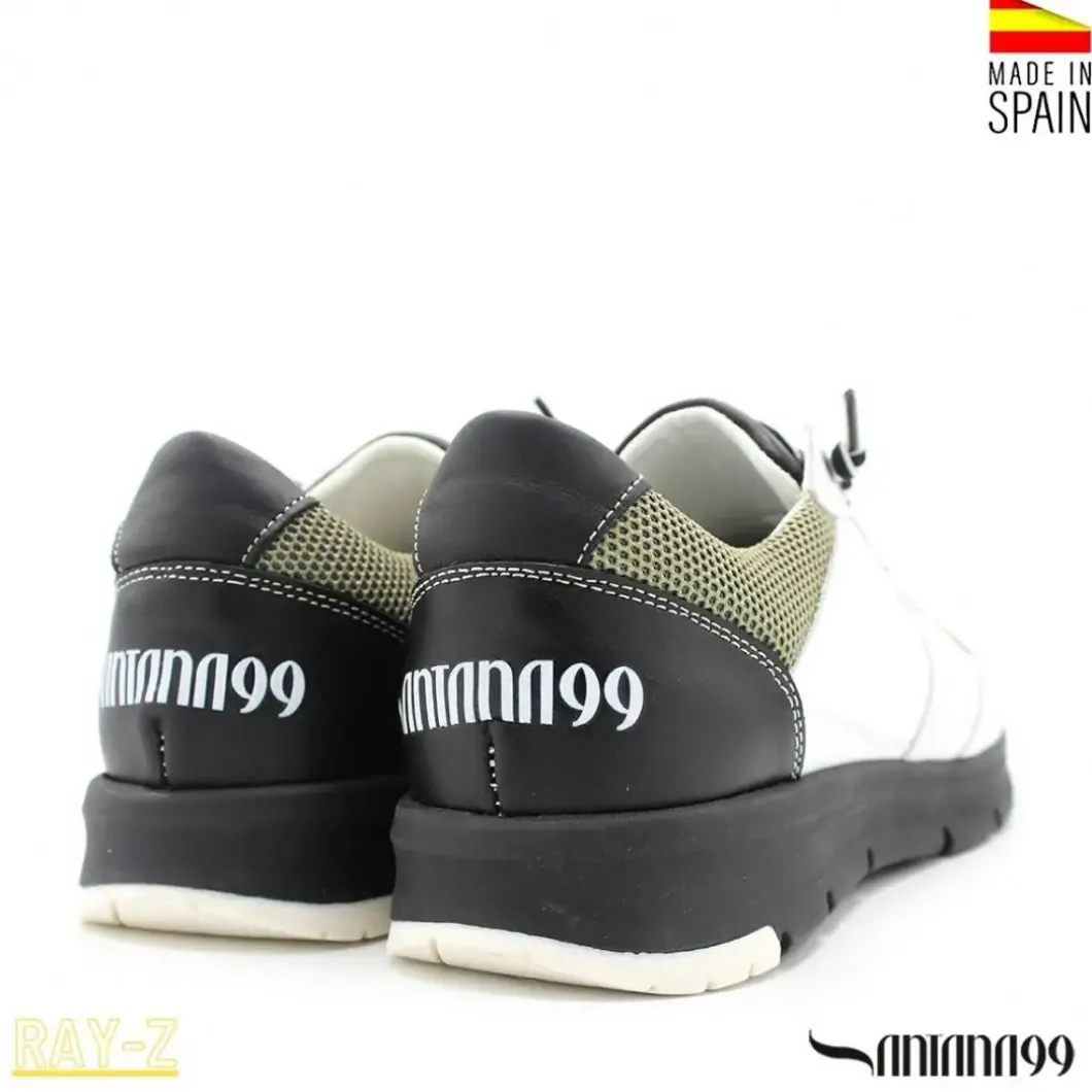 Zapatilla piel RAY-Z blanca