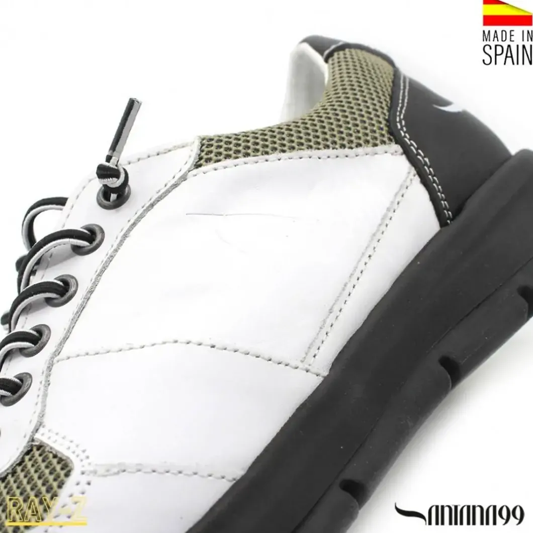 Zapatilla piel RAY-Z blanca