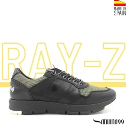 Zapatilla piel RAY-Z negra