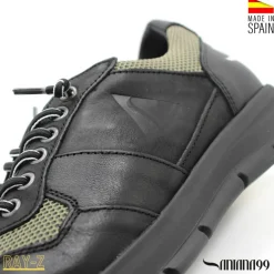 Zapatilla piel RAY-Z negra