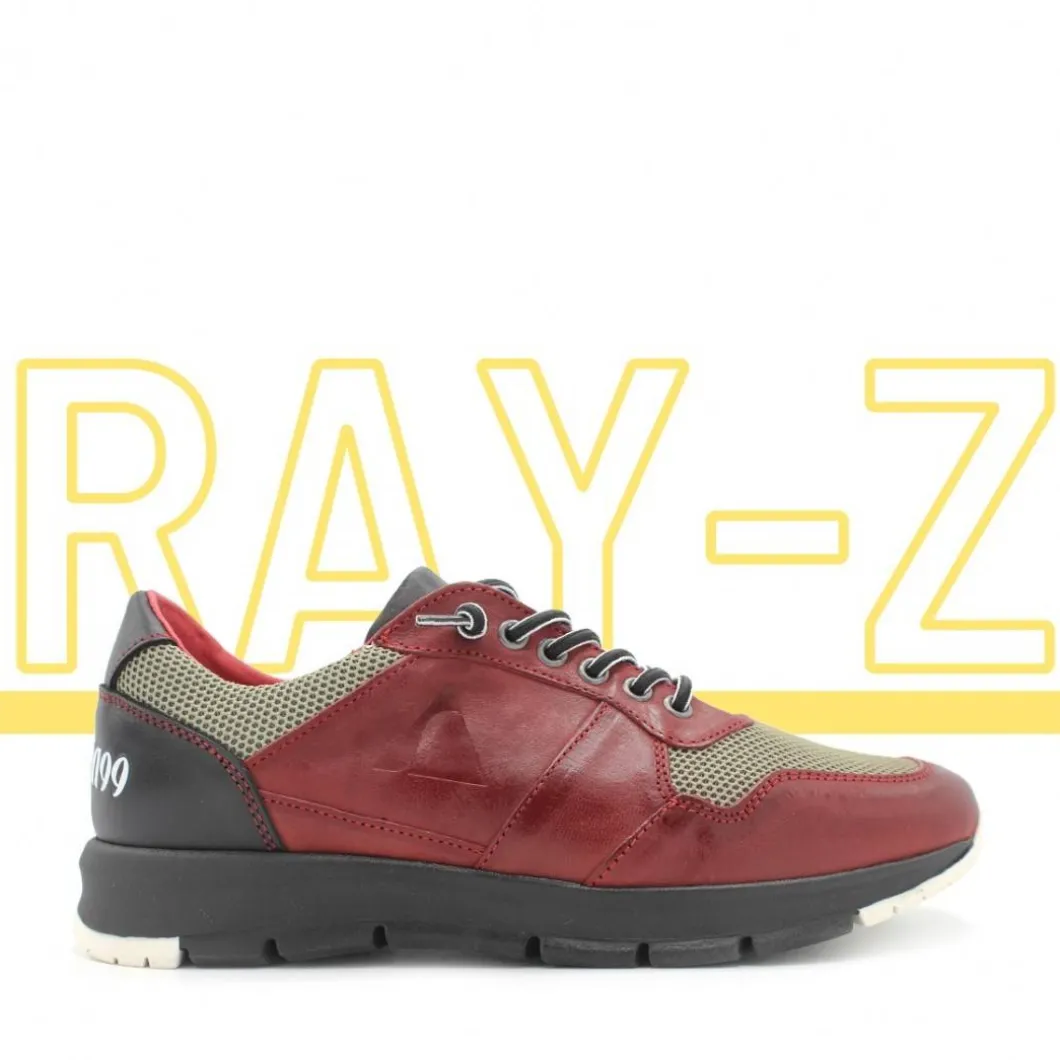 ZAPATILLA PIEL RAY-Z ROJA
