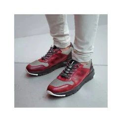 ZAPATILLA PIEL RAY-Z ROJA