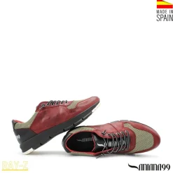 ZAPATILLA PIEL RAY-Z ROJA