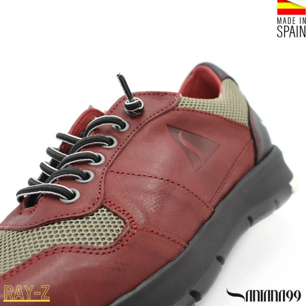 ZAPATILLA PIEL RAY-Z ROJA