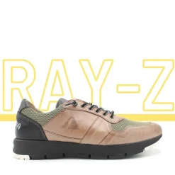 Zapatilla piel RAY-Z taupe