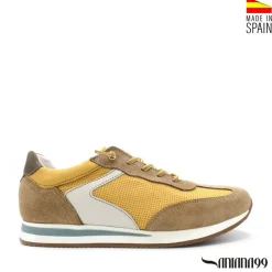 ZAPATILLA PIEL URBAN AMARILLA