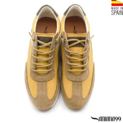 ZAPATILLA PIEL URBAN AMARILLA