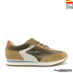 ZAPATILLA PIEL URBAN KAKI