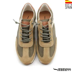 ZAPATILLA PIEL URBAN KAKI