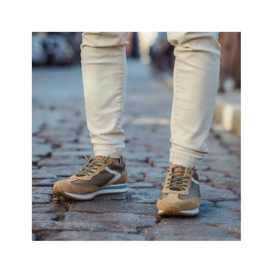 ZAPATILLA PIEL URBAN KAKI