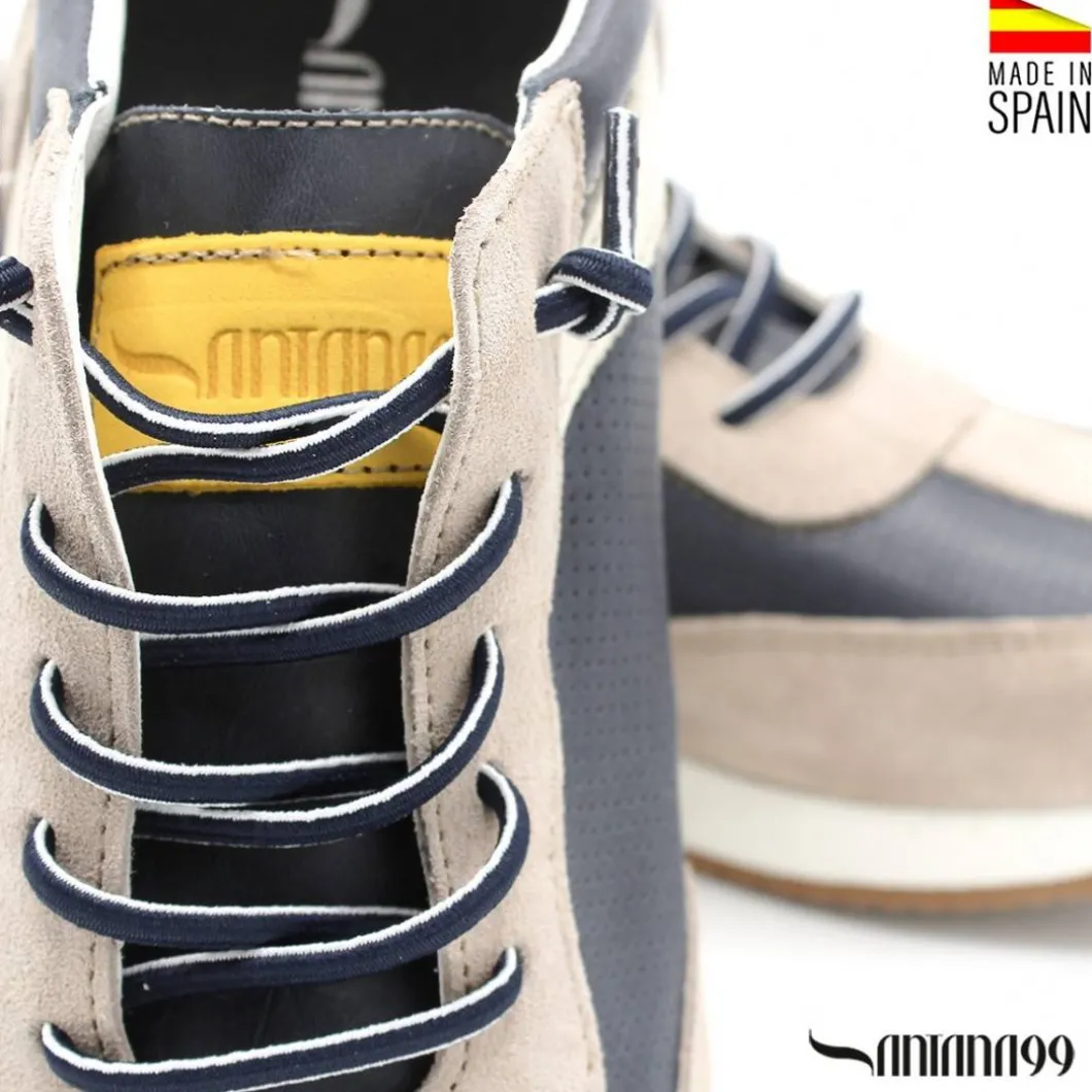 ZAPATILLA PIEL URBAN MARINO