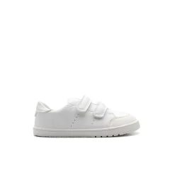 Zapatilla respetuosa colegial blanca
