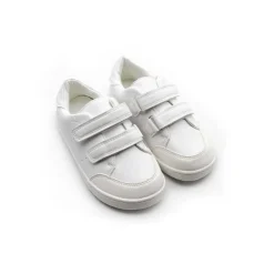 Zapatilla respetuosa colegial blanca