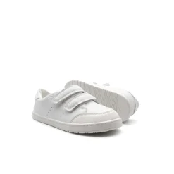 Zapatilla respetuosa colegial blanca