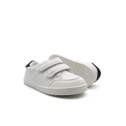 Zapatilla respetuosa colegial marino blanco