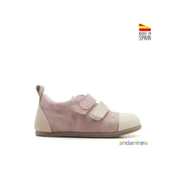 Zapatilla respetuosa rosa Andanines