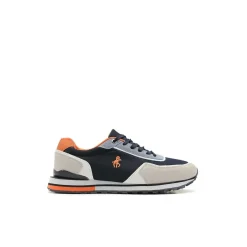 Zapatilla Rider 84 marino y naranja