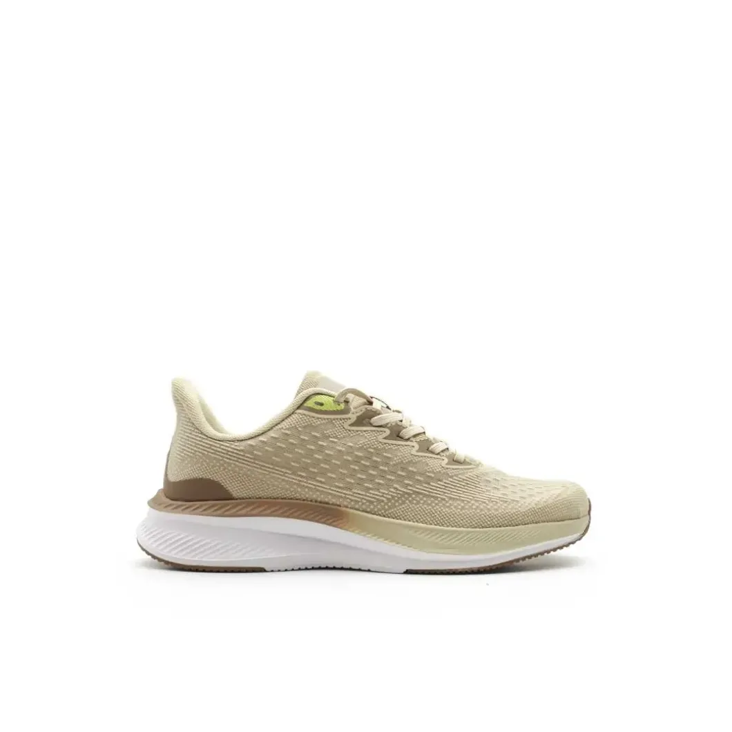 Zapatilla running beige doble memory
