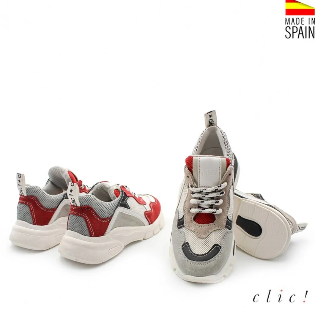 ZAPATILLA RUNNING RED CLIC