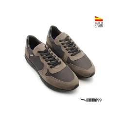 Zapatilla taupe Santana99 + Vibram