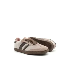 Zapatilla terciopelo rosa tipo bamba