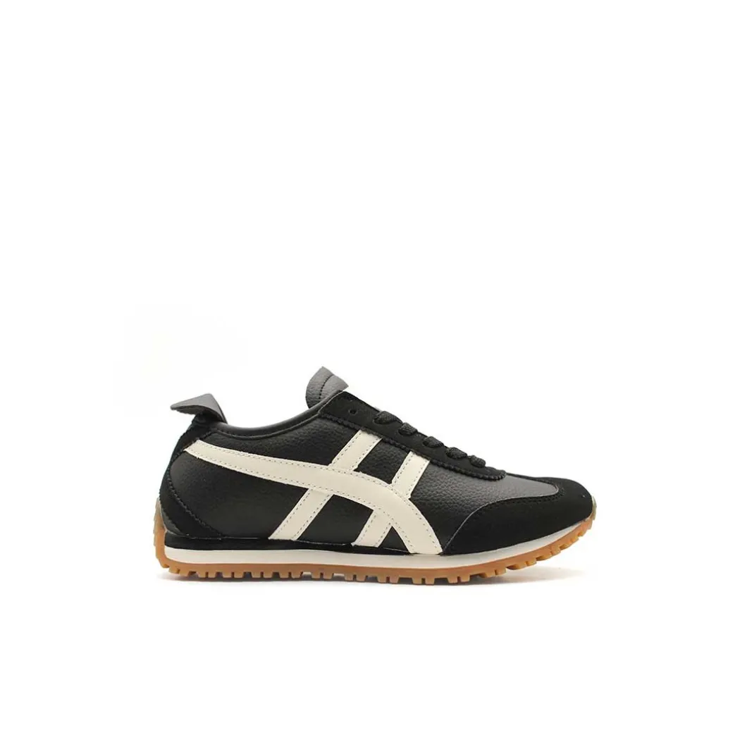 Zapatilla Tiger negra retro