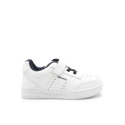 Zapatilla velcro blanco/marino