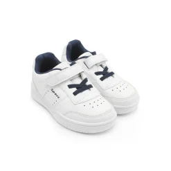 Zapatilla velcro blanco/marino