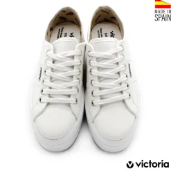Zapatilla Victoria con plataforma blanca