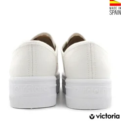 Zapatilla Victoria con plataforma blanca