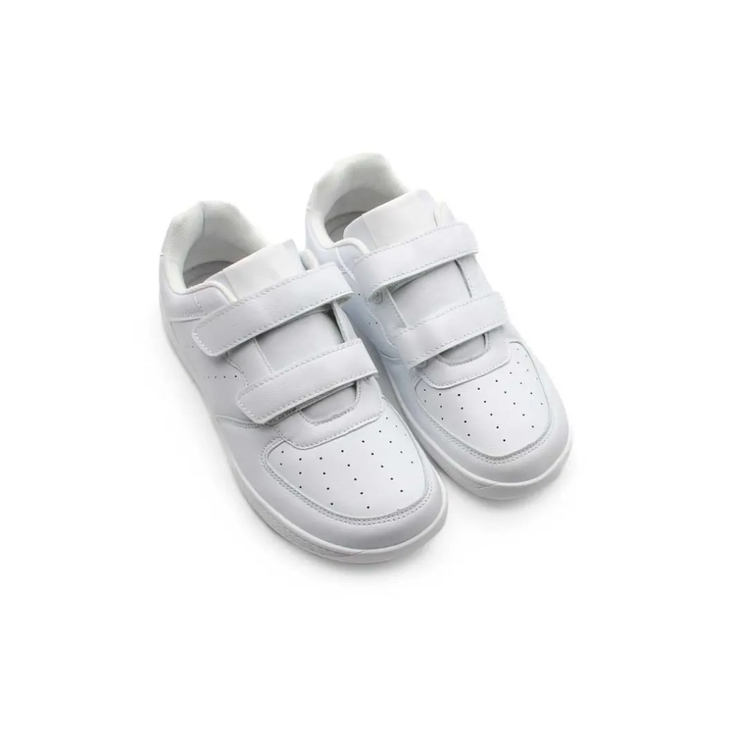 Zapatillas blanca barefoot con velcros